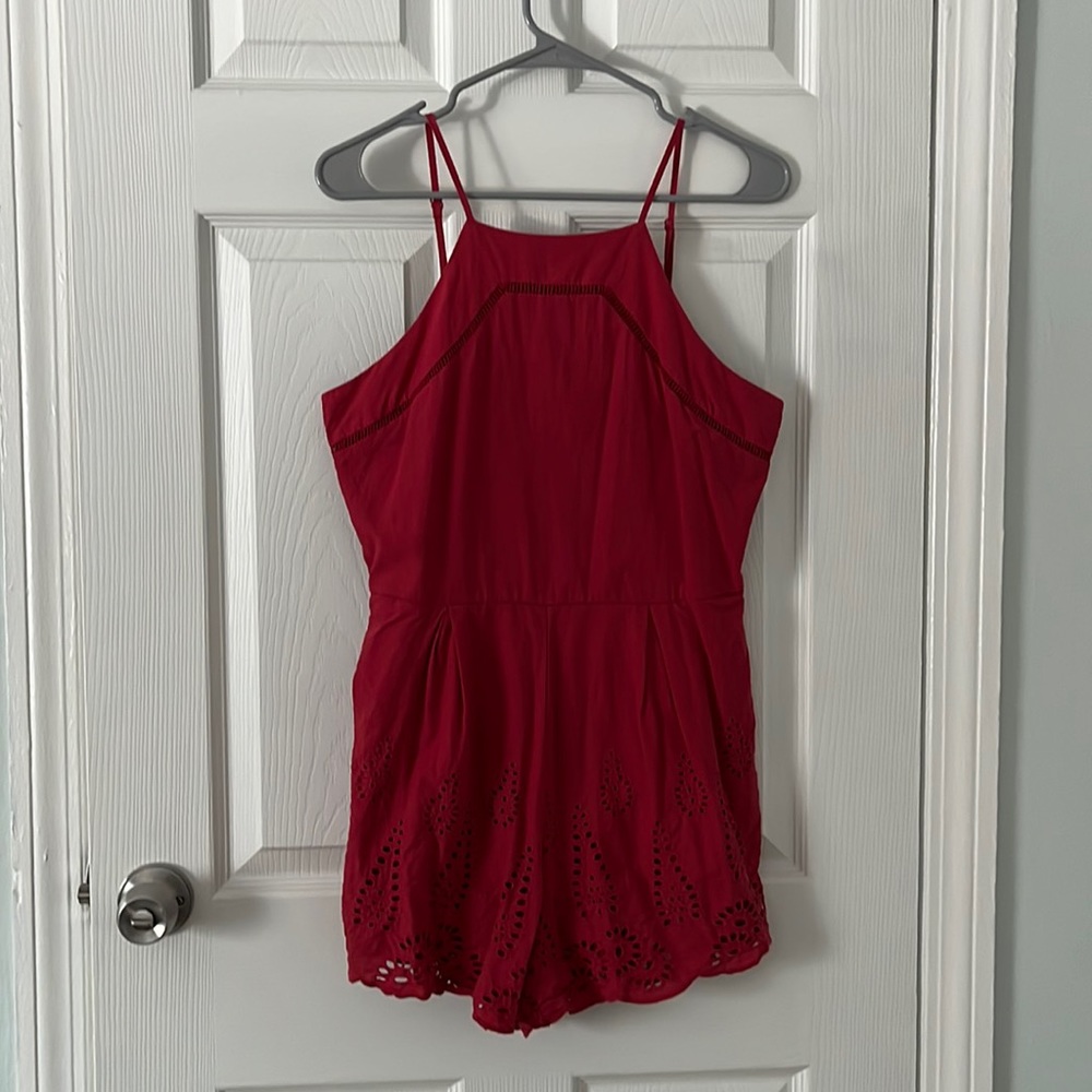 Francesca’s Red Romper